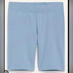Old Navy Women's Blue Ribbed Bike Shorts